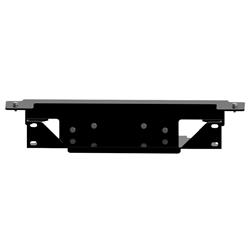 This Spartacus steel winch plate fits the Rugged Ridge stamped front bumpers for 07-15 Jeep Wranglers.