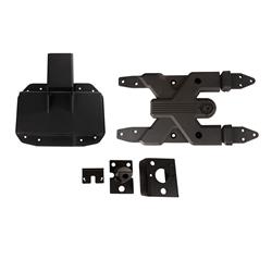 Spare Tire Mount, HD, Rear of Vehicle Location, Steel, Black Powdercoated, Jeep, Each