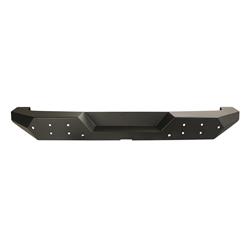 Bumpers, Spartan Rear Bumper, Steel, Black Powdercoated, Jeep, Each