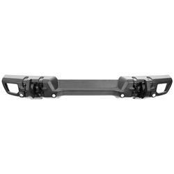 Bumpers, Arcus Bumper, Fabricated, Steel, Black Powdercoated, Rear, Jeep, Each