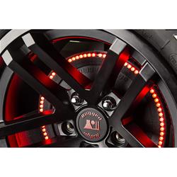 Third Brake Light, LED Ring, Spare Tire, Accessory, Red, Jeep, Each