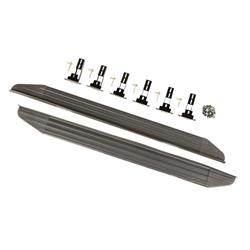 Running Boards, Aluminum, Black, Jeep Kit
