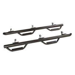 Step Bars, Nerf Bars, Spartan, Black Texture, Jeep, Wrangler JK, 4 Door, Pair
