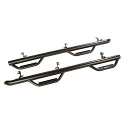 Step Bars, Nerf Bars, Spartan, Black Texture, Jeep, Wrangler, 4 Door, Pair