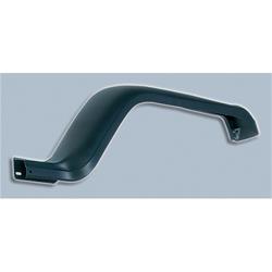 Fender Flare, Black, Thermoplastic, Front, Passenger Side, 7 in. Width, Jeep, Each