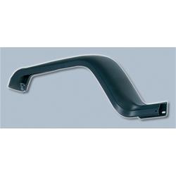 Fender Flare, Black, Thermoplastic, Front, Driver Side, 7 in. Width, Jeep, Each