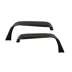 Fender Flares, Steel Tube, Front, Steel, Matte Black, Jeep, Pair