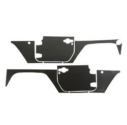 These matte black magnetic body protection panels from Rugged Ridge fit 07-15 Jeep 2-door Wranglers.