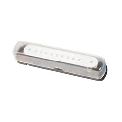 Courtesy Light, LED, Dome Type, Rectangular, Plastic, Clear, 1 in. Width, 6 in. Length, 1 in. Height, Each
