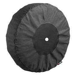 30-32 Inch Tire Cover w/Rear Facing Camera Slot, Black, Universal Fit