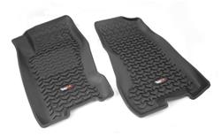 Floor Liners, All-Terrain, Front Seat, Thermoplastic, Black, Jeep, SUV, Pair