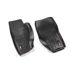 Floor Mats, All-Terrain Floor Liners, Front Seat, Thermoplastic, Black, Jeep, Pair