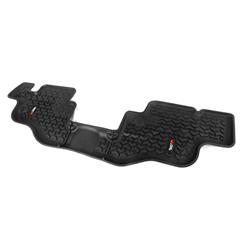 Floor Mats, All-Terrain Floor Liners, Second Seat Position, Thermoplastic, Black, Jeep, Pair