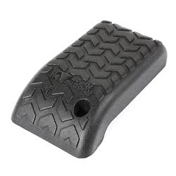 Armrest Cover, Black, Polyurethane; 02-06 Jeep Wrangler TJ/LJ