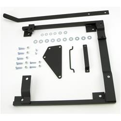 Seat Adapter, Steel, Black, Passenger Side, Jeep, Each