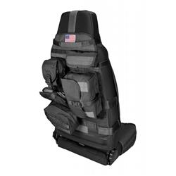 Seat Cover, Cargo, Highback, Polyester, Front, Black, Jeep, Each