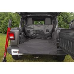Floor Mats, C3 Cargo Liners, Cargo Area/Bumper, Woven Ballistic Fabric, Black, Jeep, Each