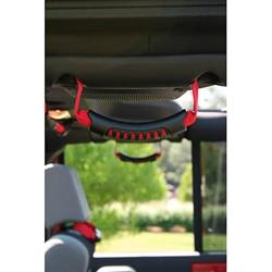 Grab Handles, Neoprene, Red, Jeep, Pair