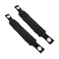 Paracord A-Pillar/Seat Mount Handle, Black; 07-18 Jeep Wrangler JK