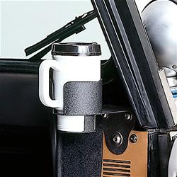 Cup Holder, Plastic, Black, Jeep, Each