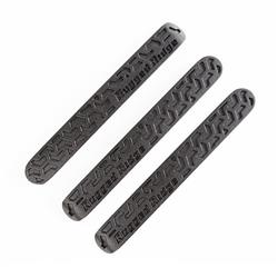 Door Handle Trim, Tread Design, Aluminum, Black, Jeep, 2 Door, Kit