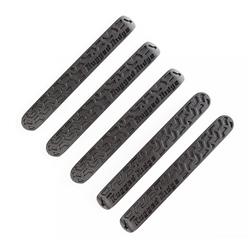 Door Handle Trim, Tread Design, Aluminum, Black, Jeep, 4 Door, Kit