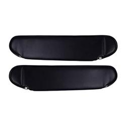 Sunvisor, Interior, Vinyl, Black, Jeep, Pair
