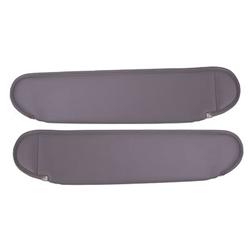 Sunvisor, Interior, Vinyl, Gray, Jeep, Pair