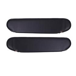 Sunvisor, Interior, Vinyl, Charcoal, Jeep, Pair