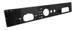 Replacement Dash Panel, With Gauge Holes Pre-Cut, Black Powdercoat, Rugged Ridge, Jeep CJ 76-86