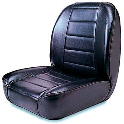 Seat Cover, Custom-Fit, Lowback, Vinyl, Black, Jeep, Each