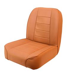 Seat, Custom-Fit, Lowback, Vinyl, Tan, Front, Jeep, Each