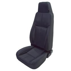 Seat, Factory-Style, Dial Reclining, Driver/Passenger Side, Vinyl, Black Denim, Each