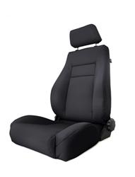 Seat, XHD Ultra, Reclining, Vinyl/Fabric, Black Denim, Jeep, Front, Each