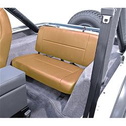 Seat, Custom-Fit, Vinyl, Rear, Tan, Jeep, Each