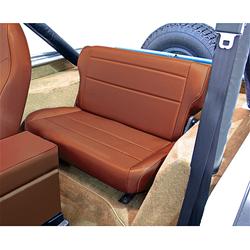 Seat, Custom-Fit, Fold and Tumble, Vinyl, Rear, Spice, Jeep, Each