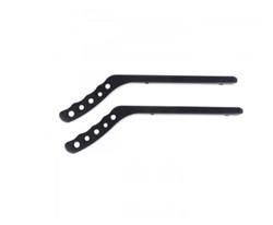 Grab Handles, Interior, Aluminum, Black, Rear, Jeep, JK, Two Door, Four Dour, Pair
