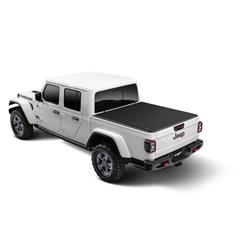 Tonneau Cover, Armis Bed Cover, Hard Rolling, Aluminum/Fabric, Black, Jeep, Gladiator, 5 ft. Truck Bed Length, Each