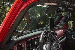 Mobile Device Mounting Brackets, Dash Bar, Steel, Black, Jeep, JL, JT, Each