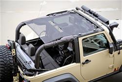 Eclipse Sun Shade, Black, 2-Door, 07-15 Jeep Wrangler (JK)