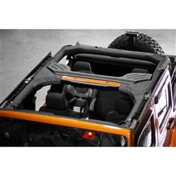 Roll Bar Cover, Polyester, Black, Zipper Closure, Jeep, Kit
