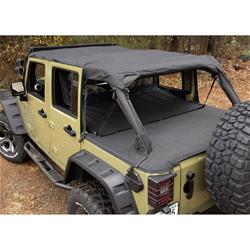 Montana Pocket Island Topper, Black Diamond; 10-18 Wrangler JK, 4 Door