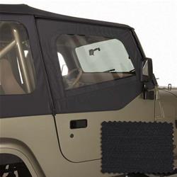 UP SOFT DR/FRAME KIT BLK DI TJ