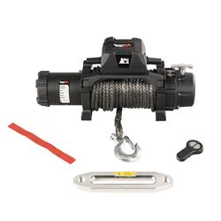 Trekker Winch, 12,500 LBS, Synthetic Rope, IP68 Waterproof, Wireless, 6.6HP