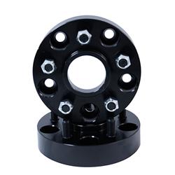 Wheel Adapters, 1.375 in. Thickness, Aluminum, Black Anodized, 5 x 5 in. Hub to 5 x 4 1/2 in. Wheel, Each