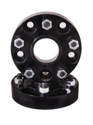 Wheel Adapters, 1.375 in. Thickness, Aluminum, Black Anodized, 5 x 4 1/2 in. Hub to 5 x 5 1/2 in. Wheel, Each