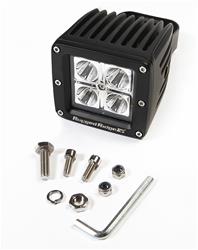 LED Driving Light, 16 Watt, Clear, Square, Each