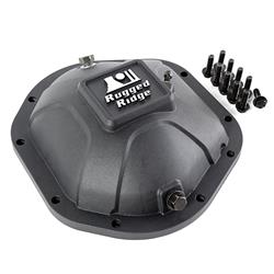 Differential Cover, Heavy-Duty, Aluminum, Black Powdercoated, Dana 44, Kit
