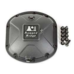 Differential Cover, Heavy-Duty, Aluminum, Black Powdercoated, Dana 30, Kit
