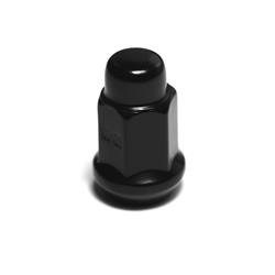 Lug Nut, Conical Seat, 1/2 in x 20 RH, Closed End, Steel, Black, Each